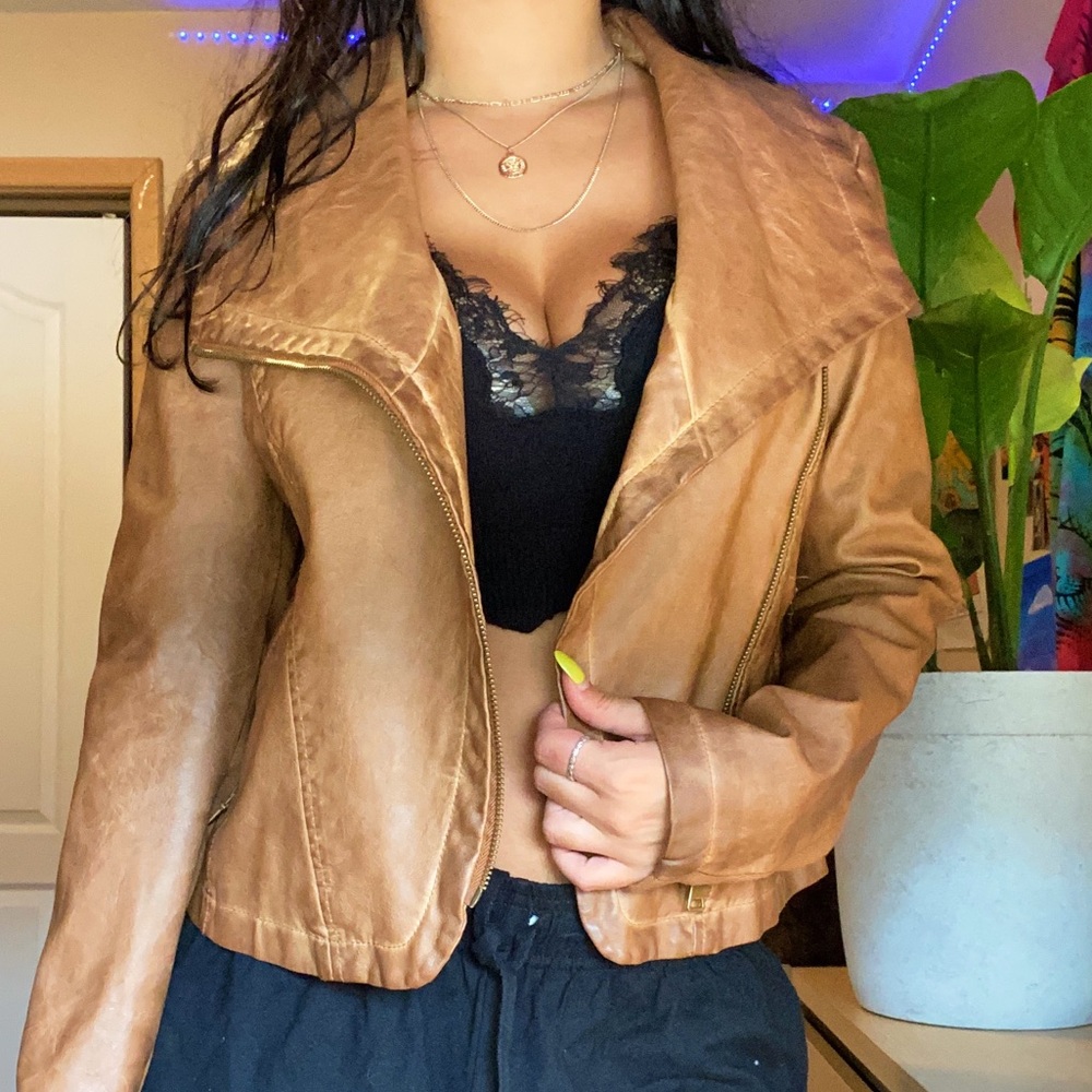 Tan Leather Jacket